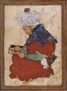 Muslim artist An idealized portrait of Bihzad oil painting reproduction